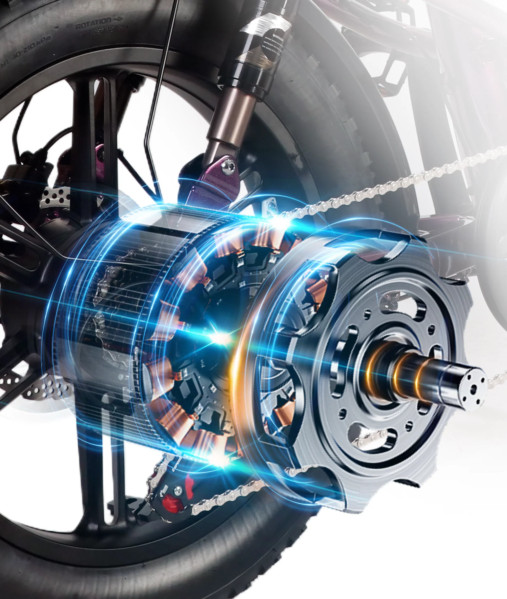 VICTRIP® Mimas Torque Sensor Step Thru Ebike - Image 5