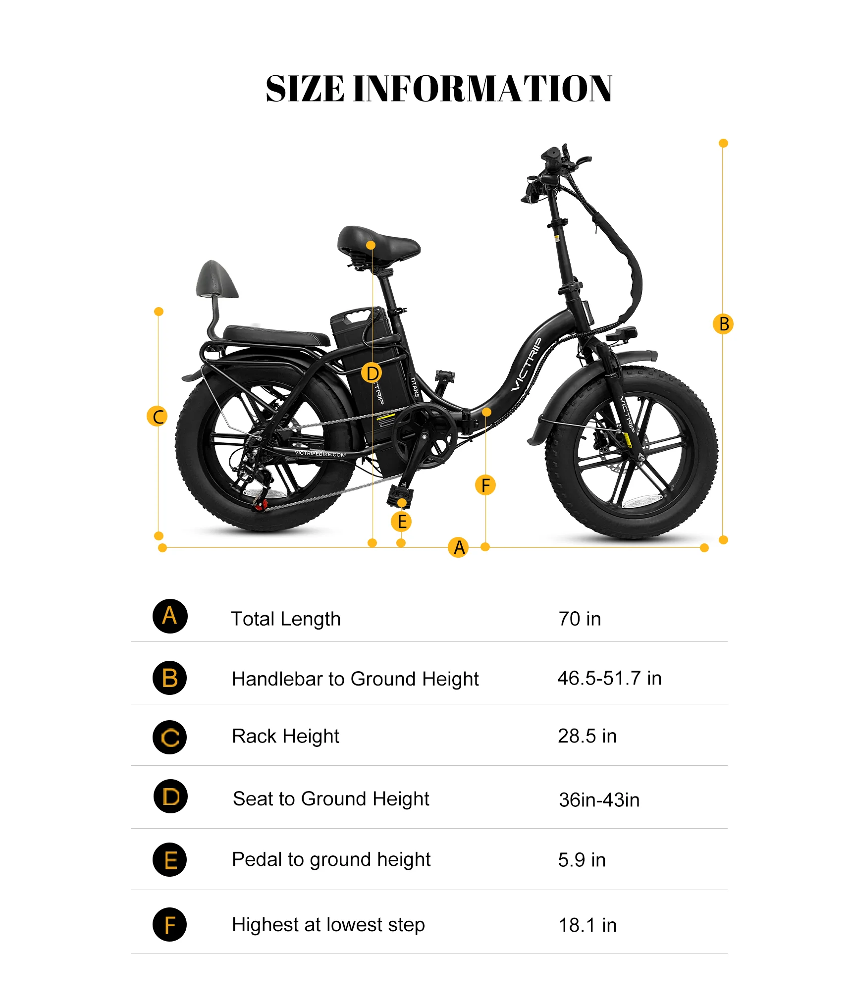 VICTRIP® TITAN S 1000W Long Range Ebike - Image 8