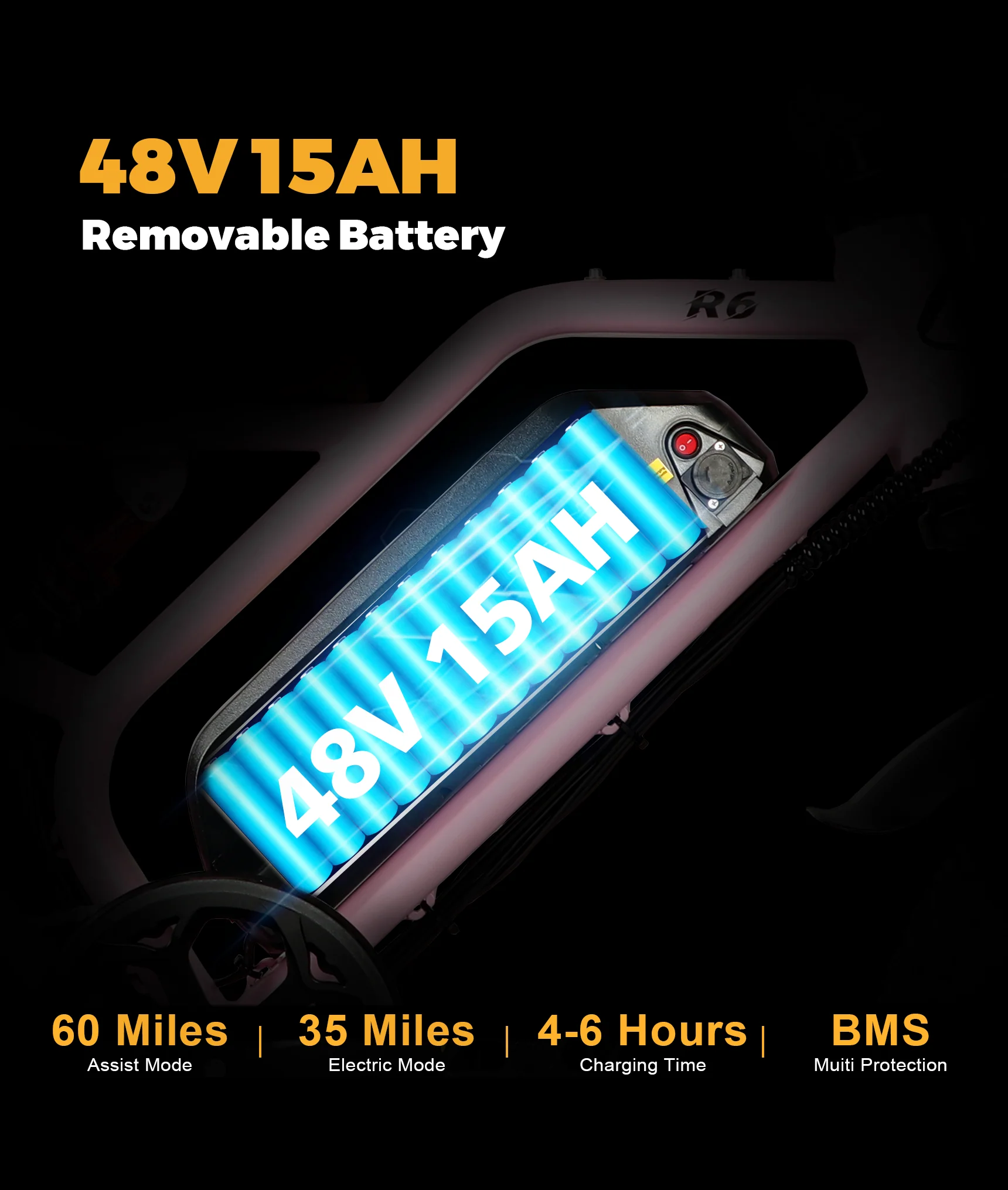 VICTRIP ®R6 Electric Off Road Bike - Image 6