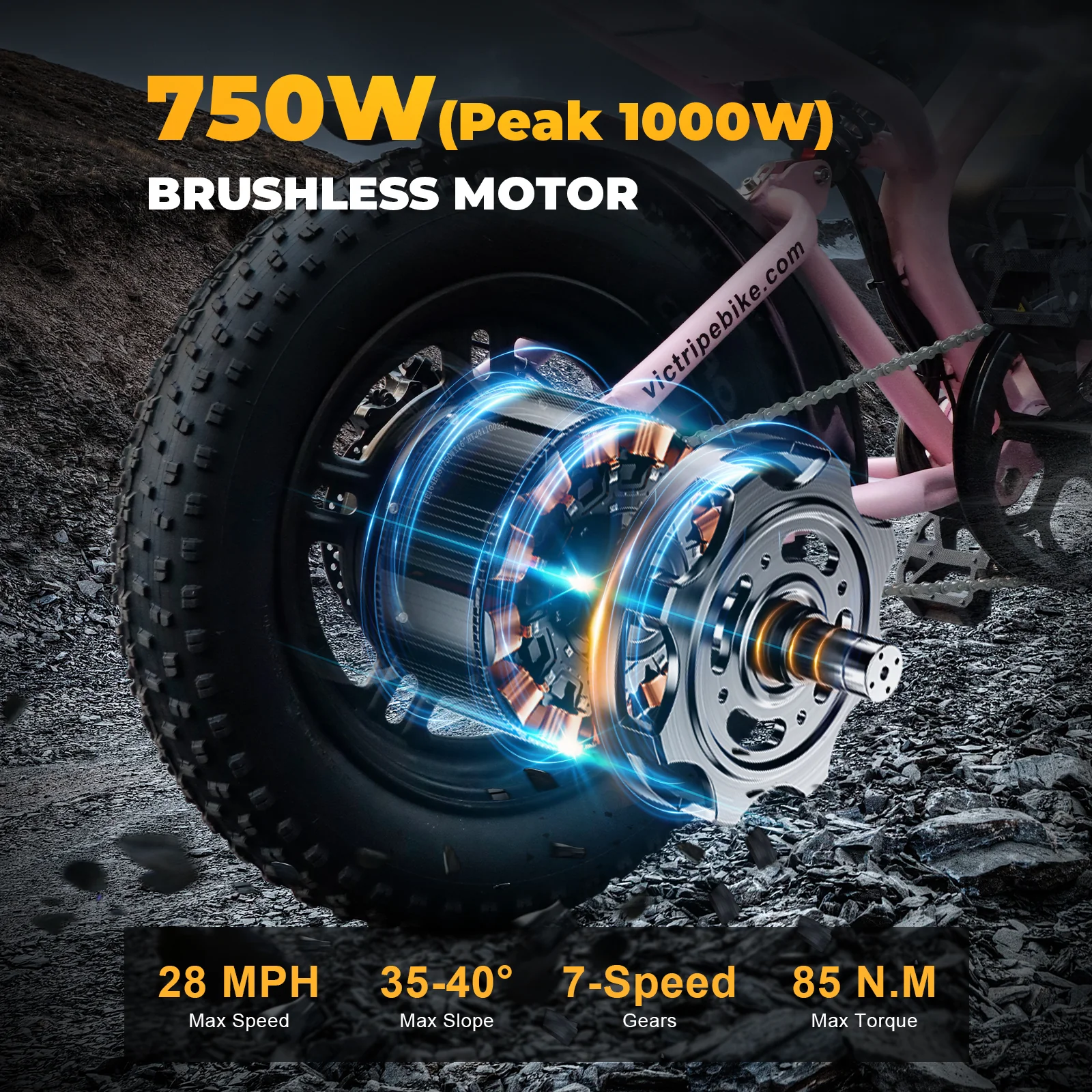 VICTRIP ®R6 Electric Off Road Bike - Image 7