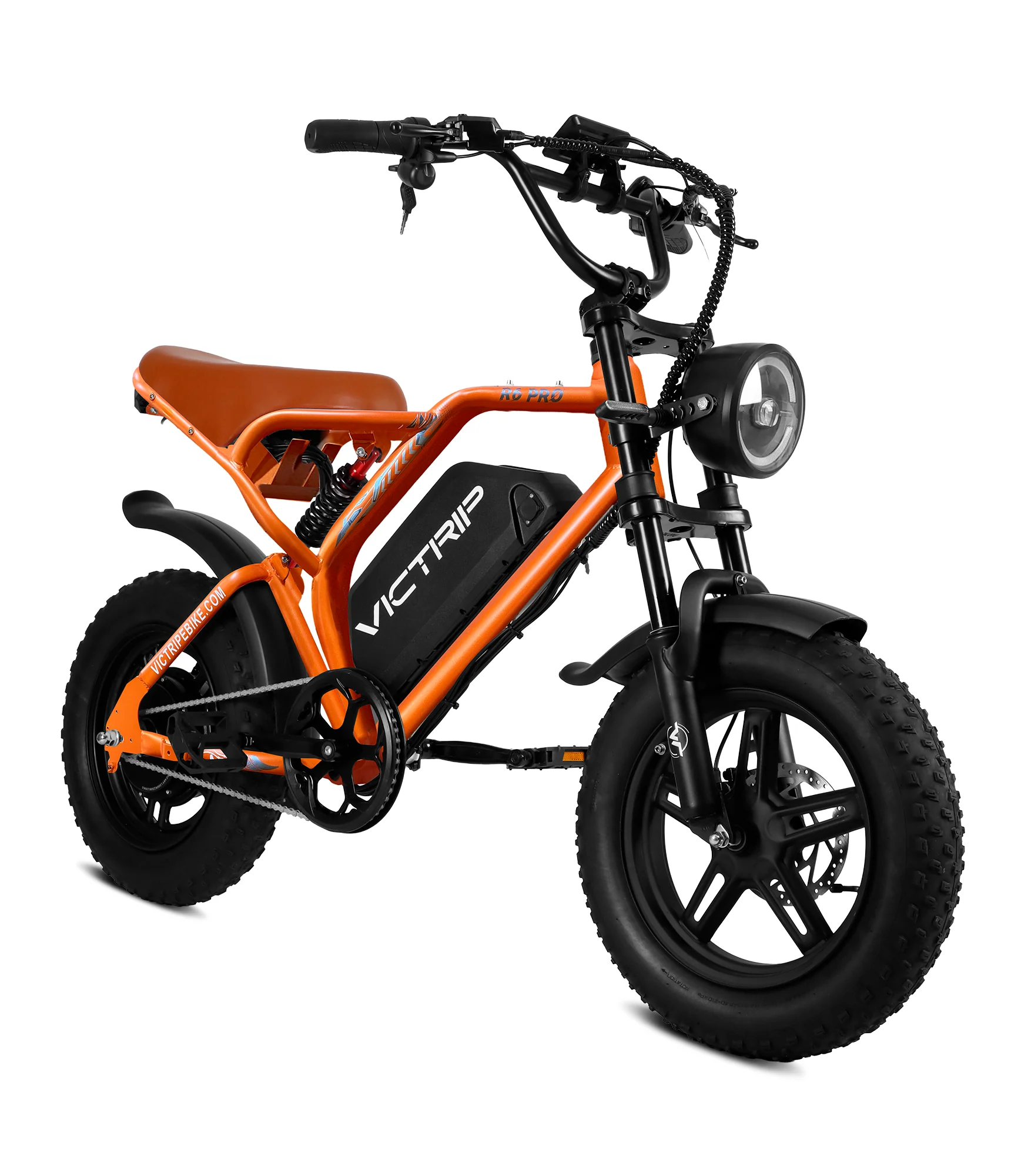 VICTRIP®R6 Pro Fat Tyre Electric Moped Bike - Image 15