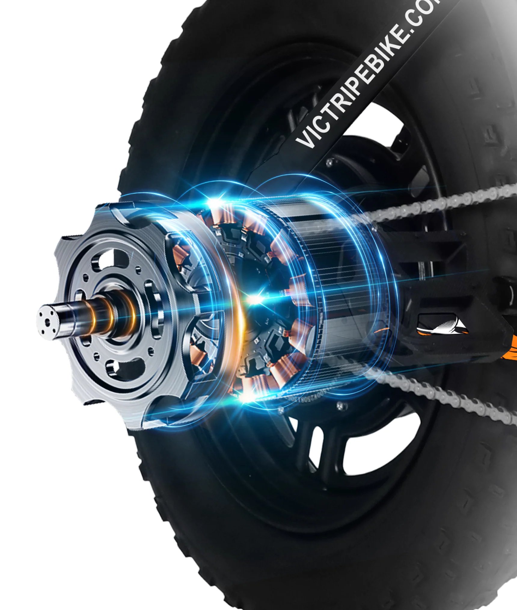 VICTRIP®R6 Pro Fat Tyre Electric Moped Bike - Image 5