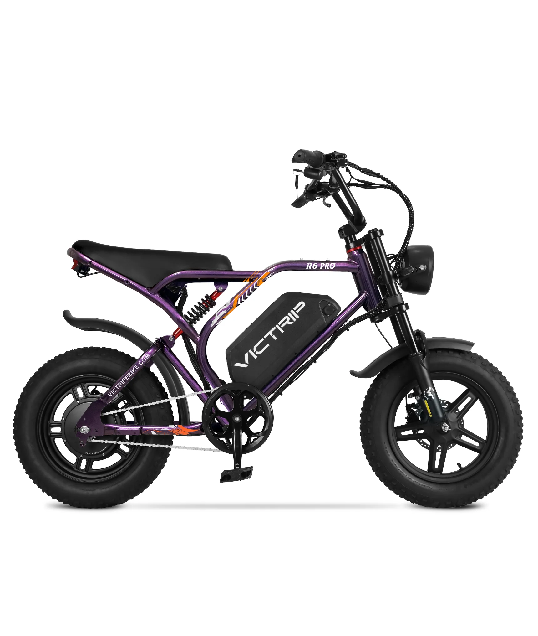 VICTRIP®R6 Pro - 1500W Full Suspension Moped Style EBike - Image 20