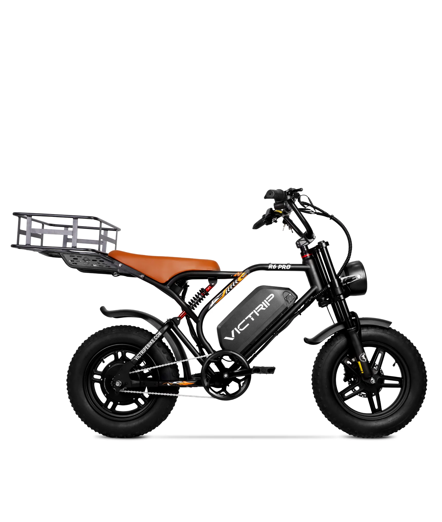 VICTRIP®R6 Pro - 1500W Full Suspension Moped Style EBike - Image 21