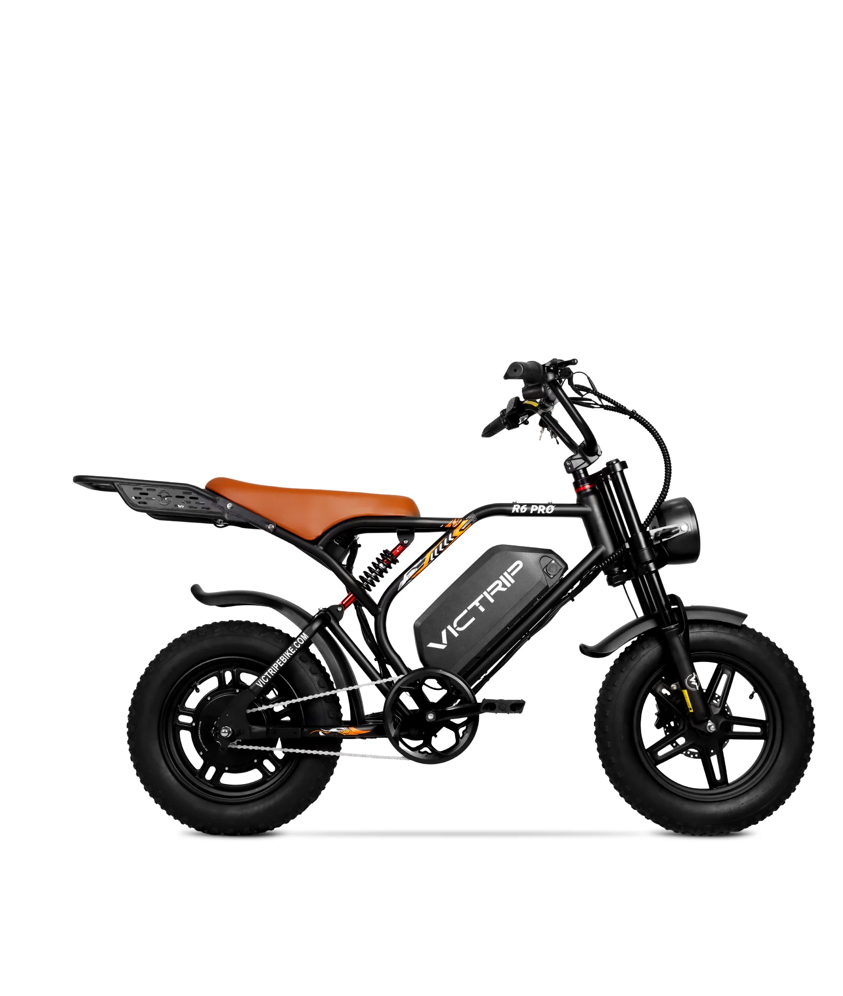 VICTRIP®R6 Pro - 1500W Full Suspension Moped Style EBike - Image 23