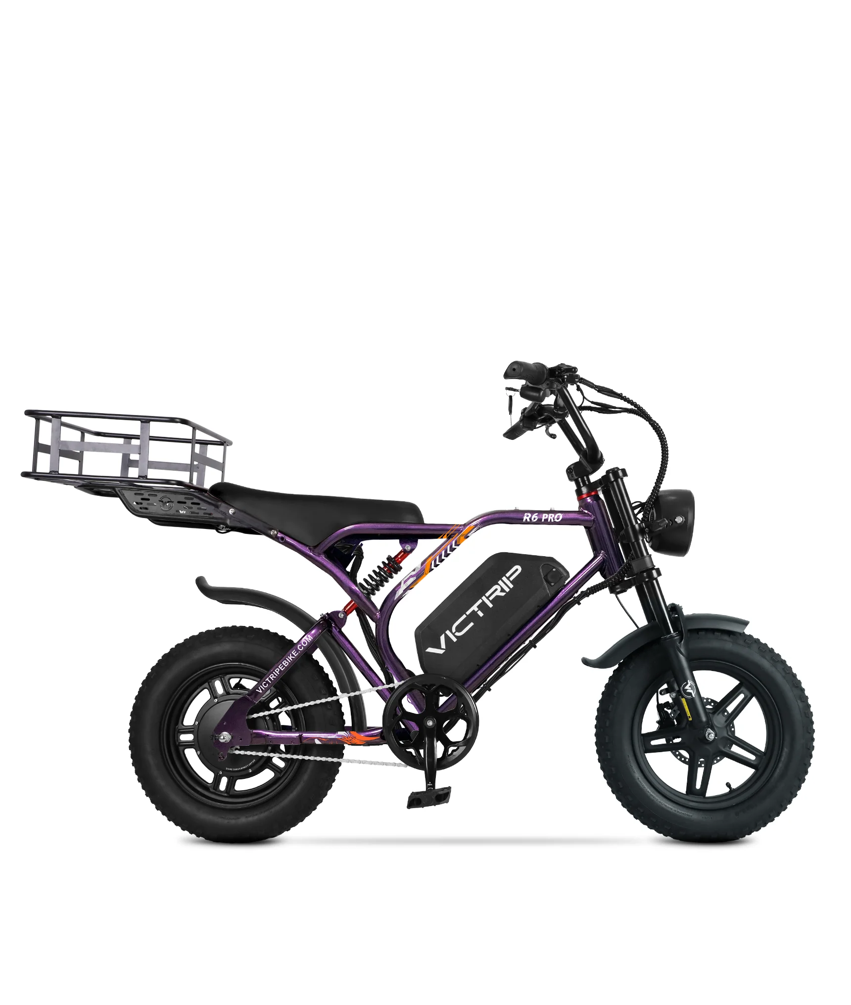 VICTRIP®R6 Pro - 1500W Full Suspension Moped Style EBike - Image 34