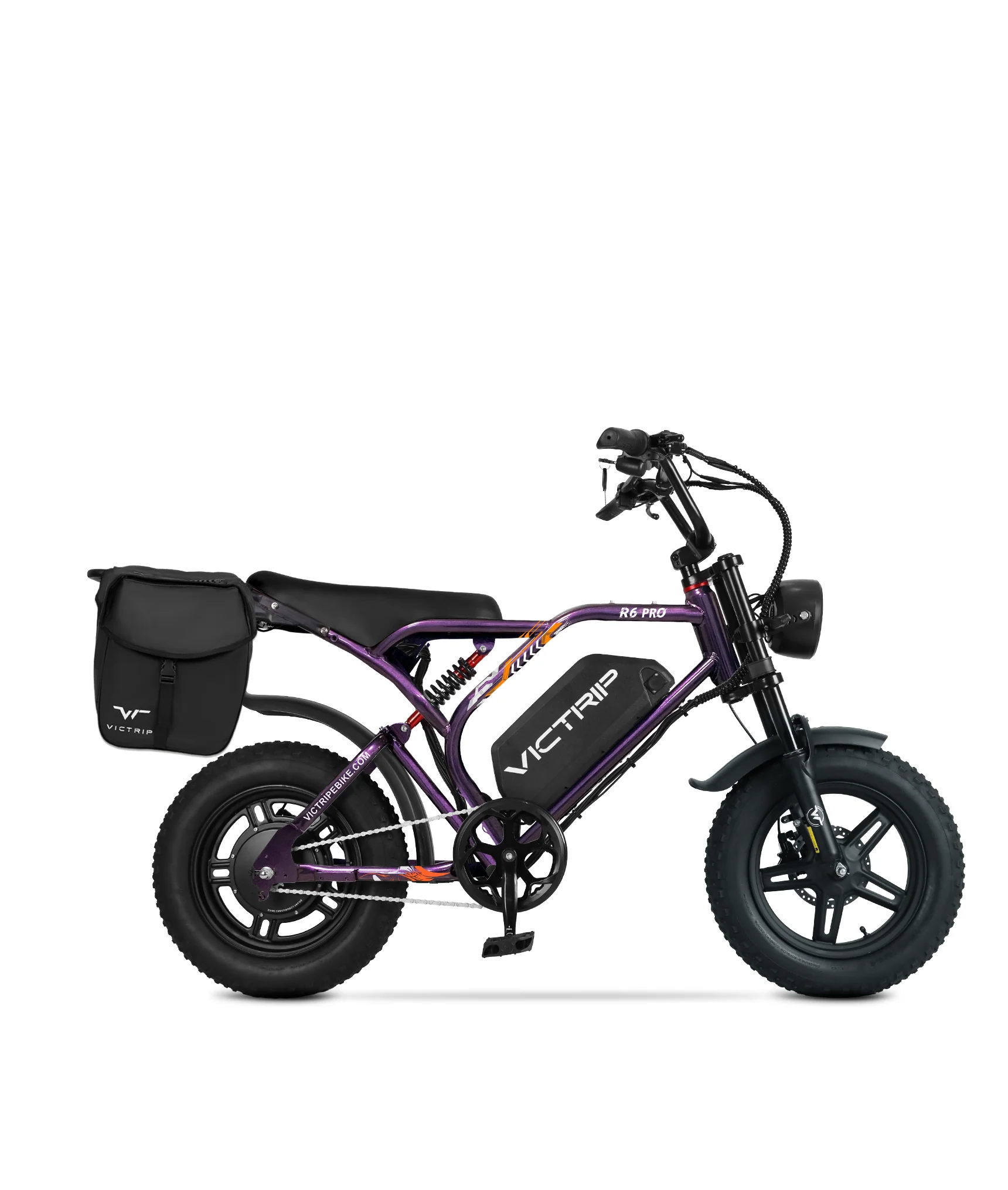 VICTRIP®R6 Pro - 1500W Full Suspension Moped Style EBike - Image 35