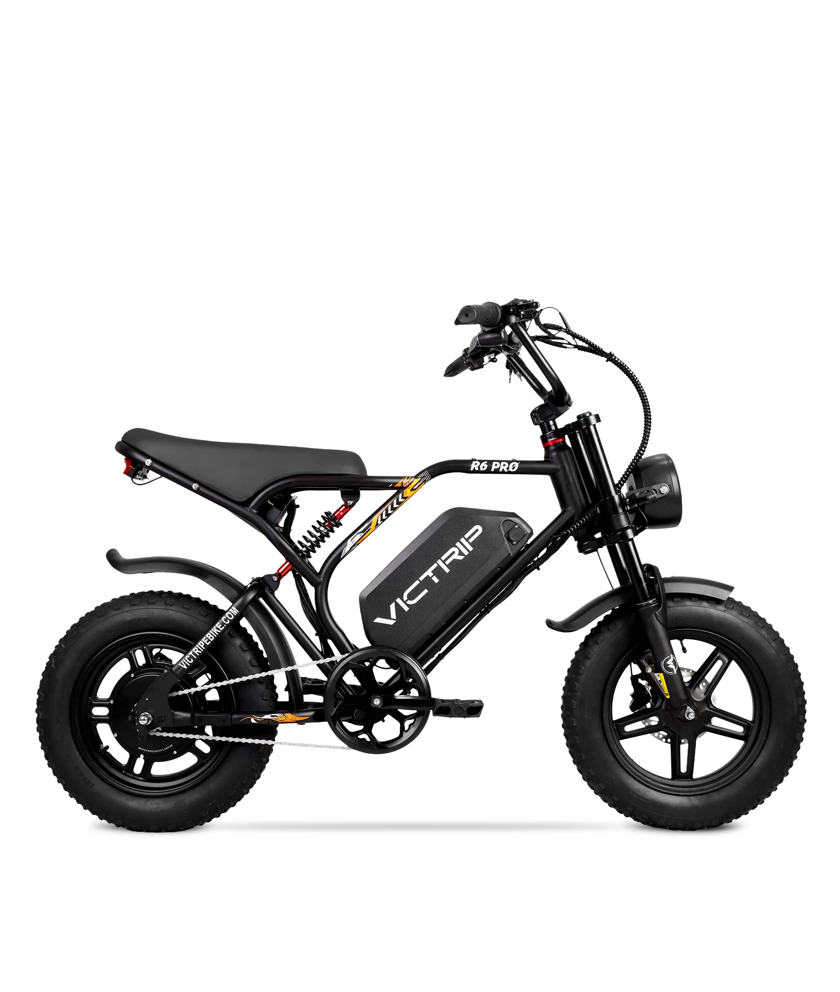VICTRIP®R6 Pro - 1500W Full Suspension Moped Style EBike - Image 36